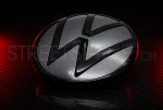 VW Golf 8 Heckemblem Bicolor schwarz Indiumgrau LR7H